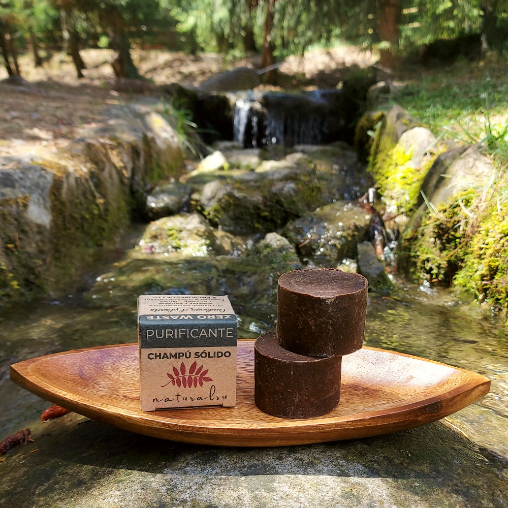 champú sólido purificante · shikakai & maní con esencia oriental champú sólido purificante · shikakai & maní con esencia oriental