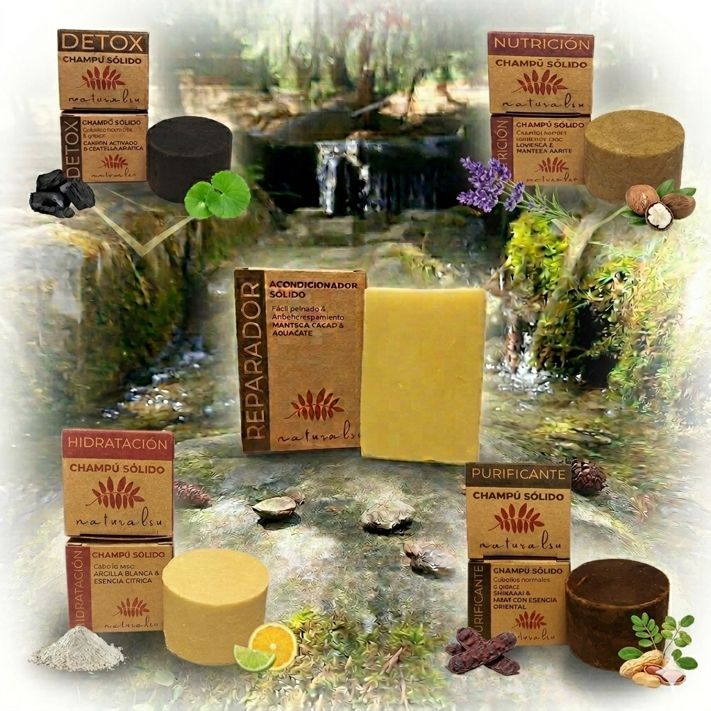 Champús y Acondicionadores sólidos NaturalSu